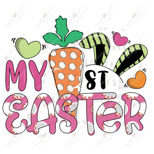 My 1St Easter - Ready To Press Sublimation Transfer Print Sublimation
