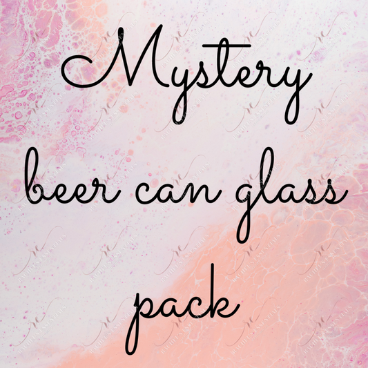 Mystery Beer Can Glass Pack