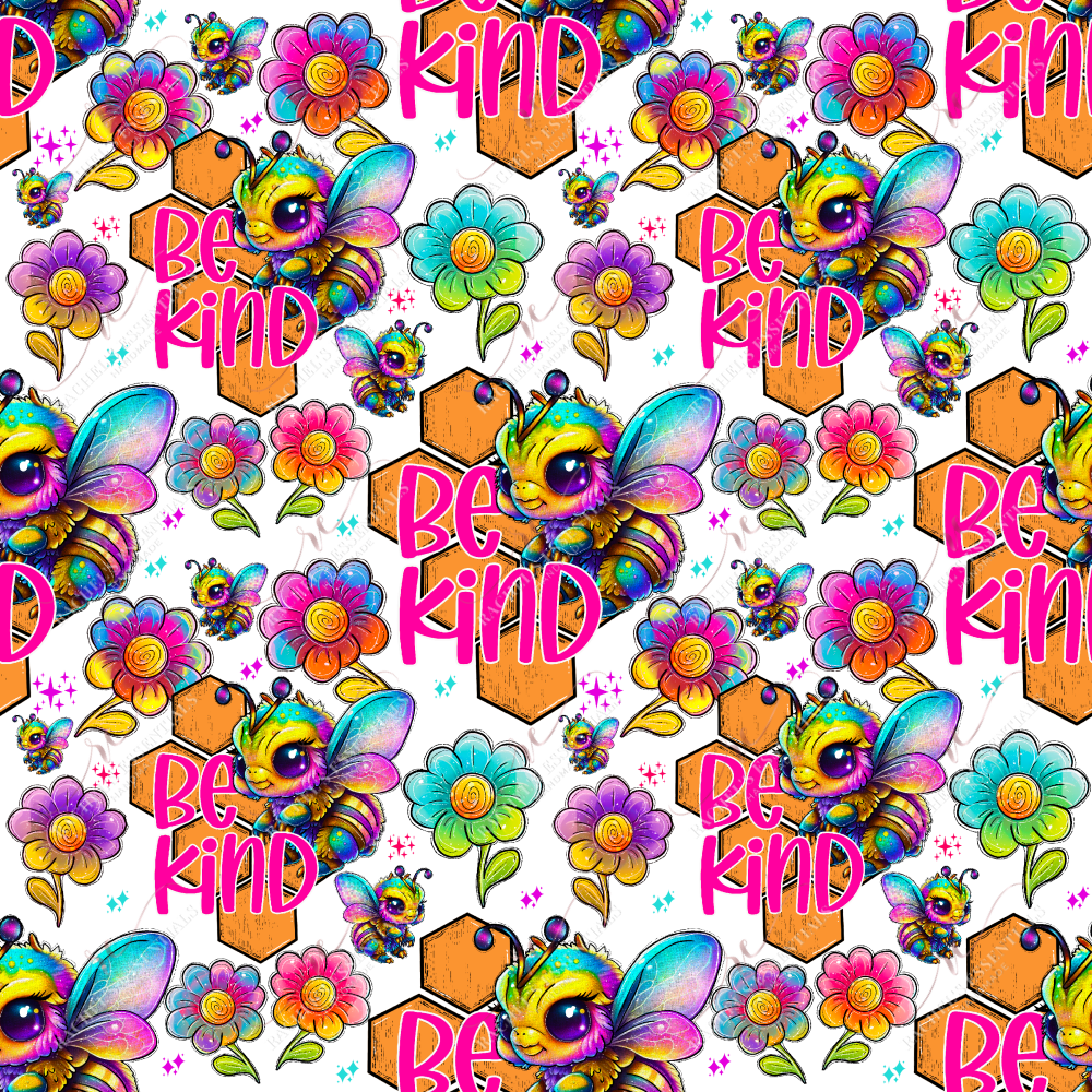 Neon Be Kind - Vinyl Wrap Seamless 2/24 Vinyl