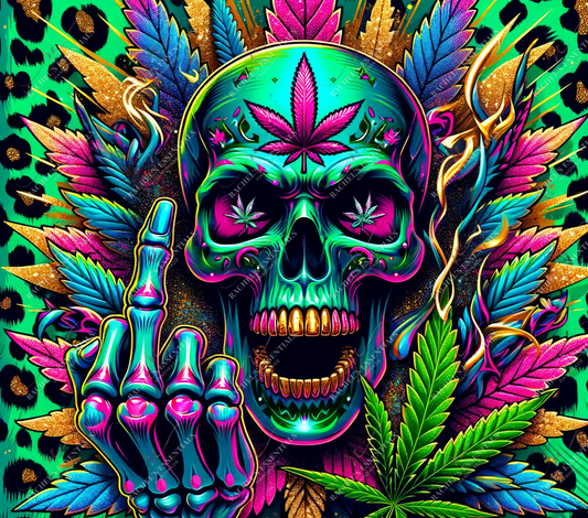 Neon Weed - Ready To Press Sublimation Transfer Print Sublimation