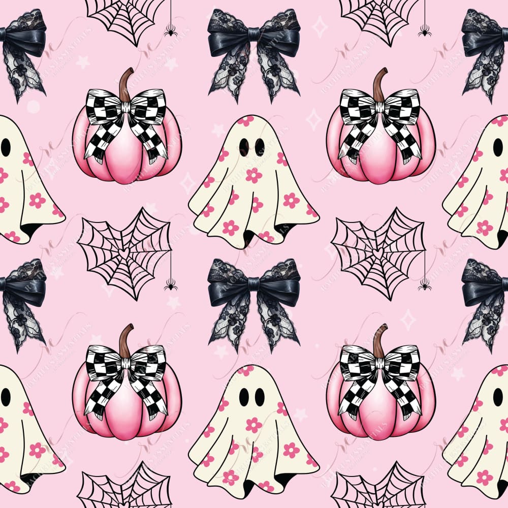 Pink Halloween - Vinyl Wrap Seamless Vinyl