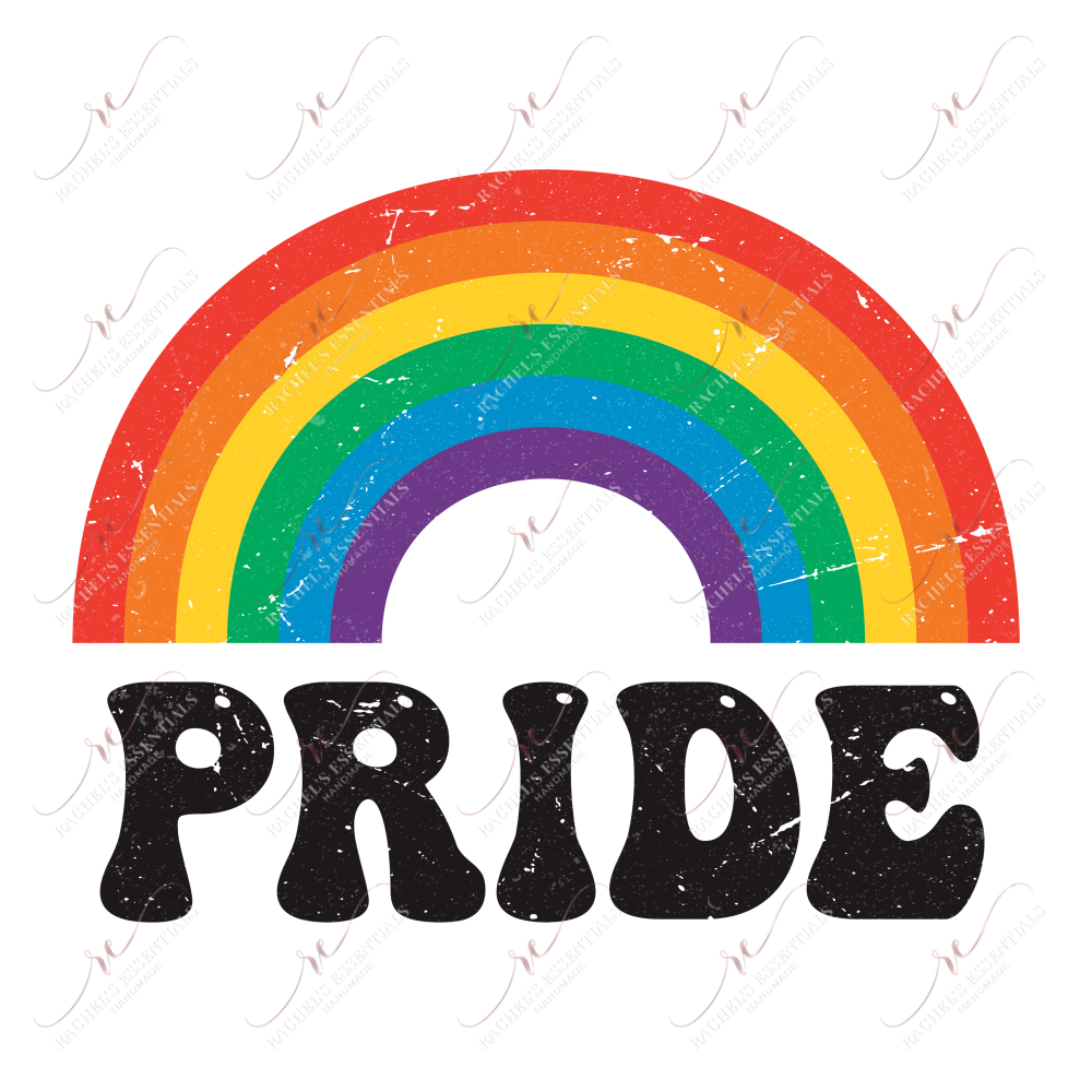 Pride Rainbow - Ready To Press Sublimation Transfer Print Sublimation