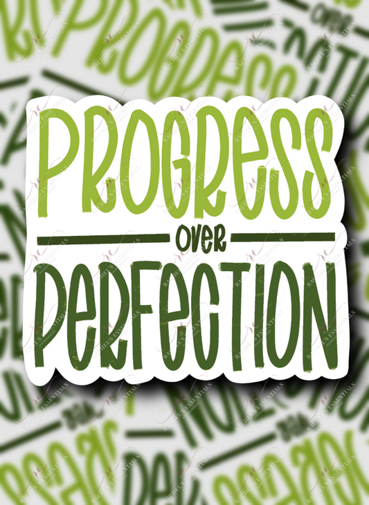1.24 Progress over perfection sticker freeshipping - Rachel's Essentials