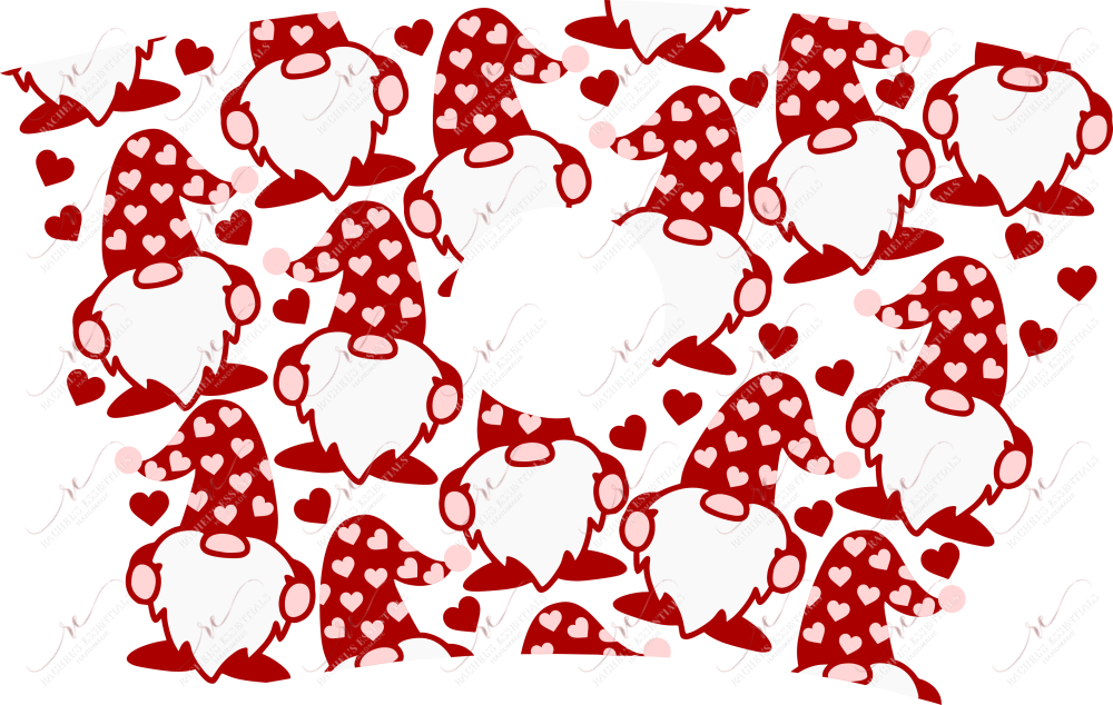 Red Heart Gnomes - Cold Cup Wrap Cold