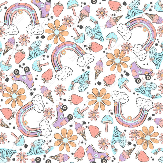 Retro Summer - Vinyl Wrap Seamless 2/24 Vinyl