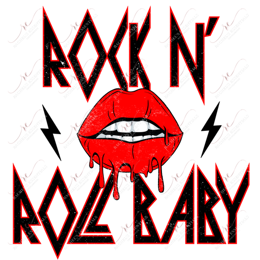 Rock N Roll - Ready To Press Sublimation Transfer Print Sublimation