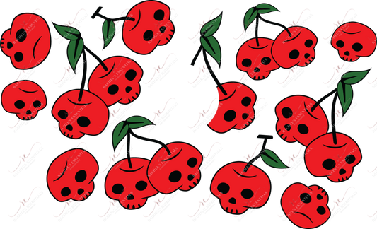 Skull Cherries - Cold Cup Wrap Cold