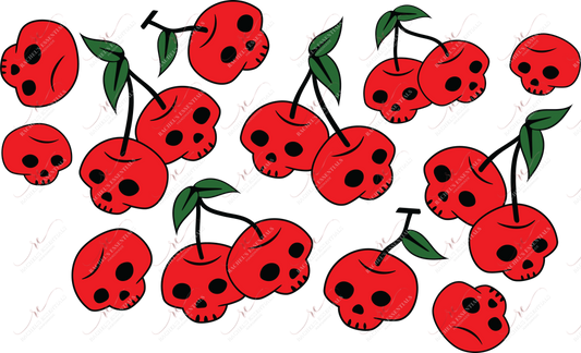 Skull Cherries - Cold Cup Wrap Cold