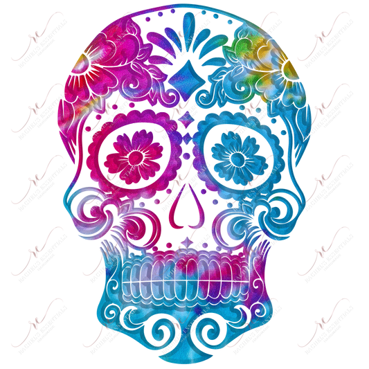 Skull Mandala - Ready To Press Sublimation Transfer Print Sublimation