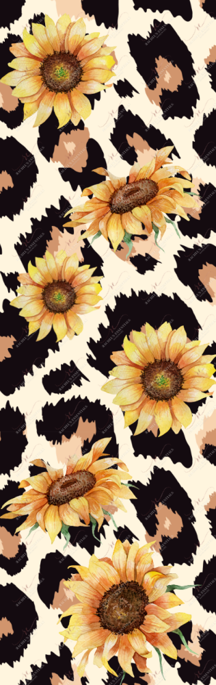 Sunflower Leopard - Vinyl Pen Wrap