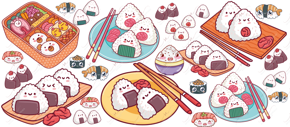 Sushi - Ready To Press Sublimation Transfer Print Sublimation