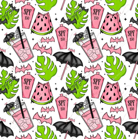 Sweet Spooky - Ready To Press Sublimation Transfer Print Seamless 12/23 Sublimation