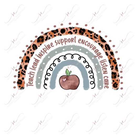 Teacher Rainbow - Htv Transfer