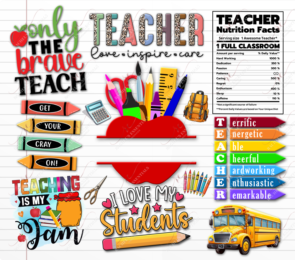 Teacher Spot For Name - Vinyl Wrap Vinyl