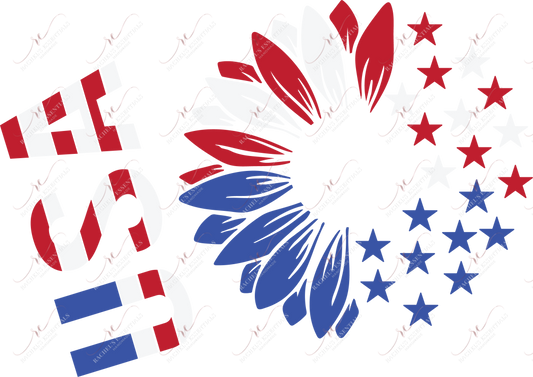 Usa Flower - Cold Cup Wrap