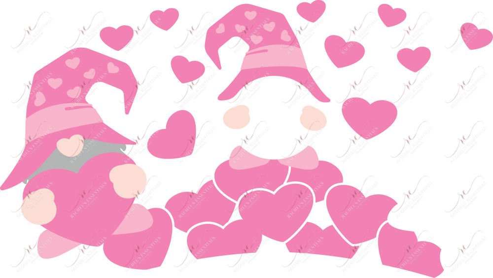Valentine Gnomes Pink - Cold Cup Wrap Cold
