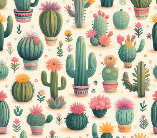 Cacti - ready to press sublimation transfer print