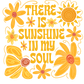 Sunshine in my soul - ready to press sublimation transfer print