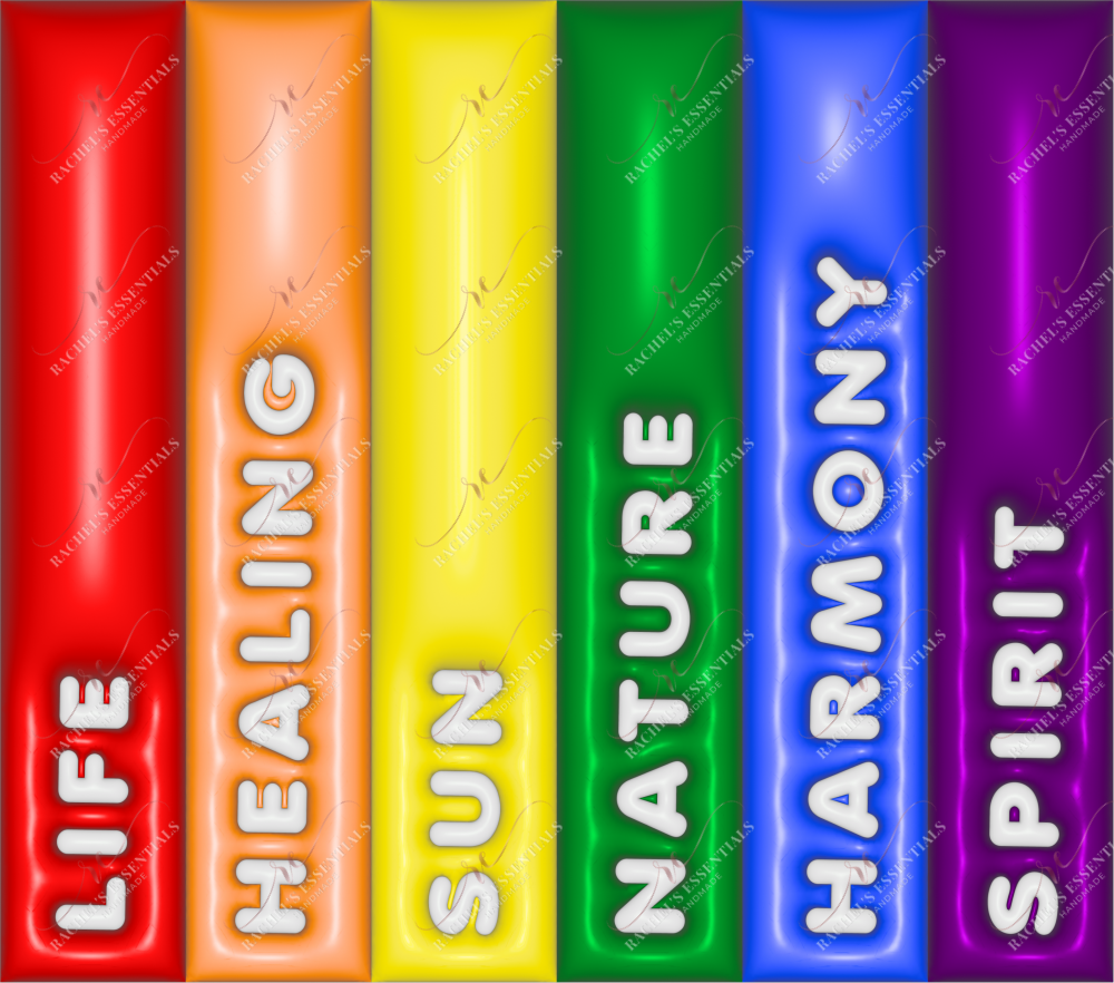 3D Puffy Flag Words- Vinyl Wrap Vinyl