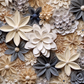 3D Quilled Vintage Flowers-Ready To Press Sublimation Transfer Print Sublimation