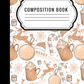 Gold Christmas - Composition notebook vinyl