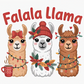 Falala llama- ready to press sublimation transfer print