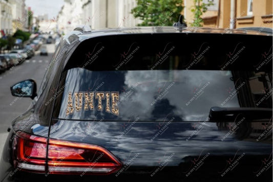 Auntie Leopard Decal