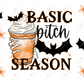Basic Bitch Season - 16Oz Vinyl Libbey Wrap