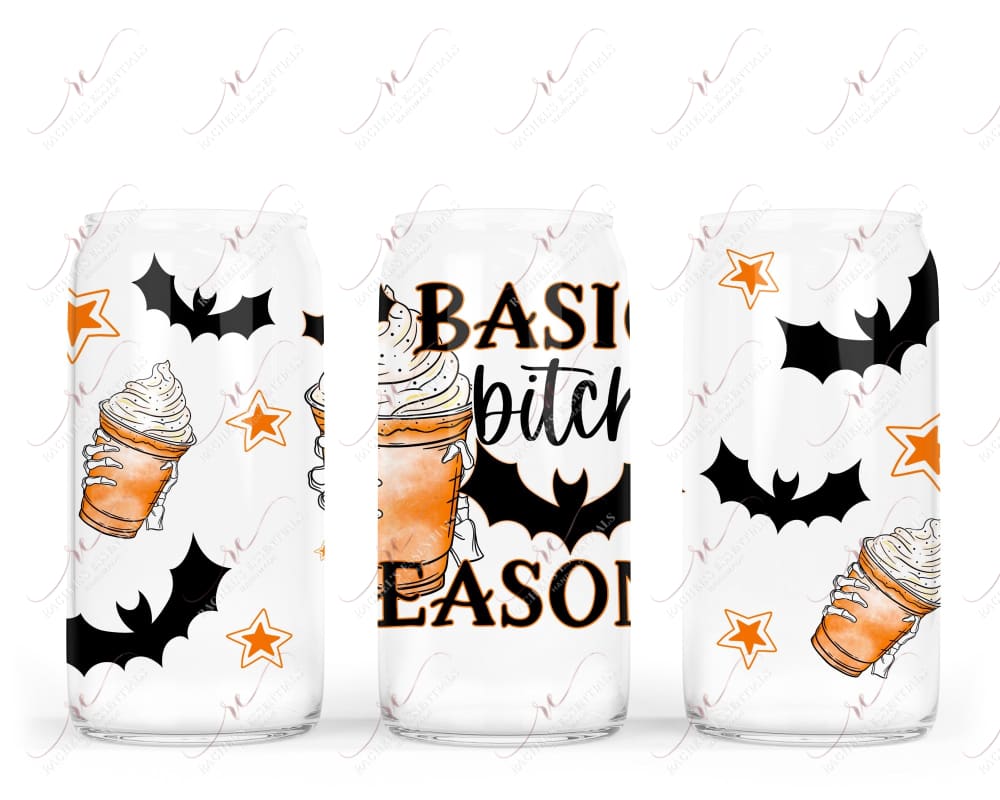 Basic Bitch Season - 16Oz Vinyl Libbey Wrap