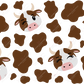 Brown Cow - Ready To Press Sublimation Transfer Print Sublimation