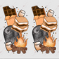 Campfire Sleeves - Ready To Press Sublimation Transfer Print Sublimation