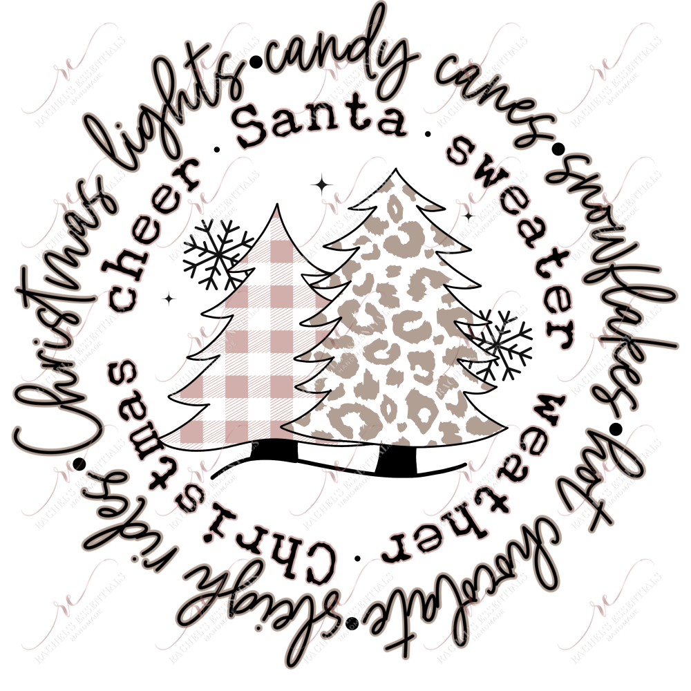 Christmas Logo - Clear Cast Decal