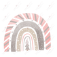 Christmas Rainbow Pastel - Ready To Press Sublimation Transfer Print Sublimation