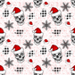 Christmas Skeleton Small - Ready To Press Sublimation Transfer Print Sublimation