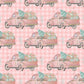 Christmas Truck Pink Plaid - Vinyl Wrap Vinyl