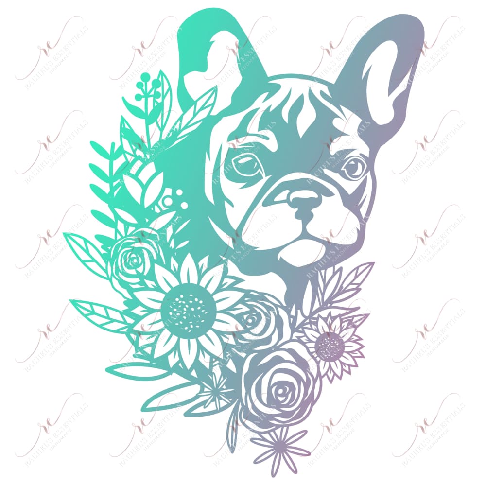 Colorful Dog - Ready To Press Sublimation Transfer Print Sublimation