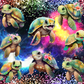 Colorful Turtles - Vinyl Wrap Vinyl