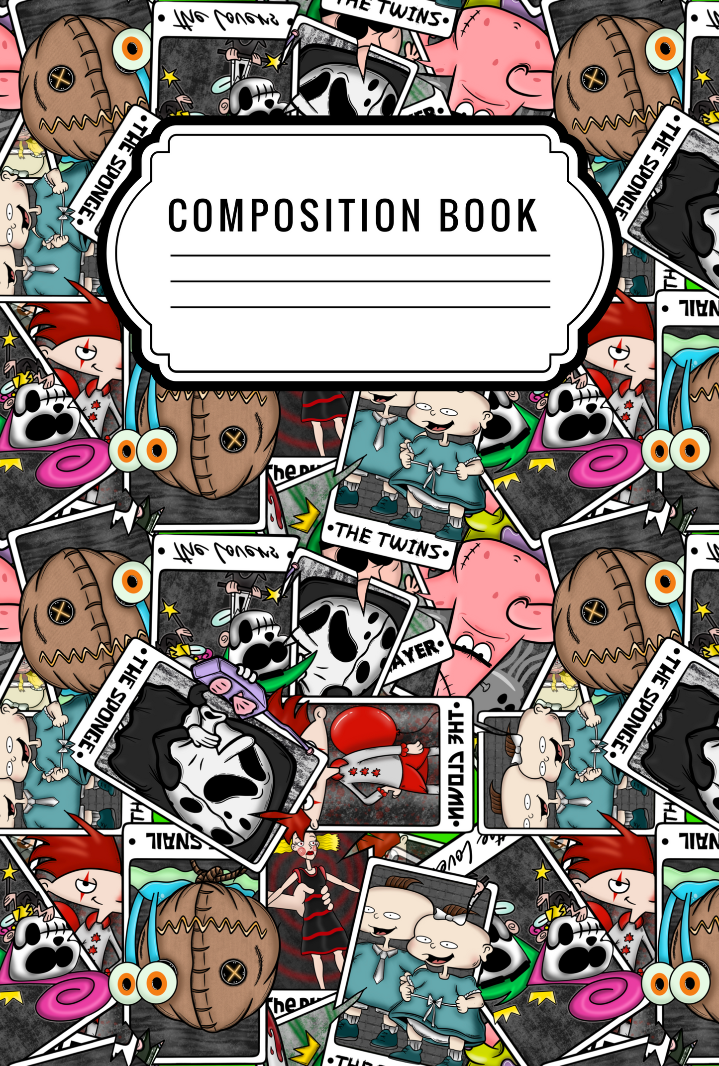 90s characters - Composition notebook vinyl