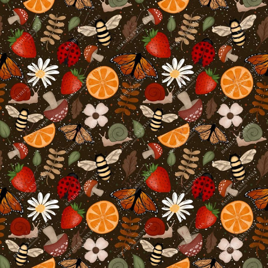 Cottage Core - Ready To Press Sublimation Transfer Print Seamless 12/23 Sublimation