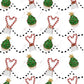 Cupcakes And Candy Canes - Ready To Press Sublimation Transfer Print Sublimation