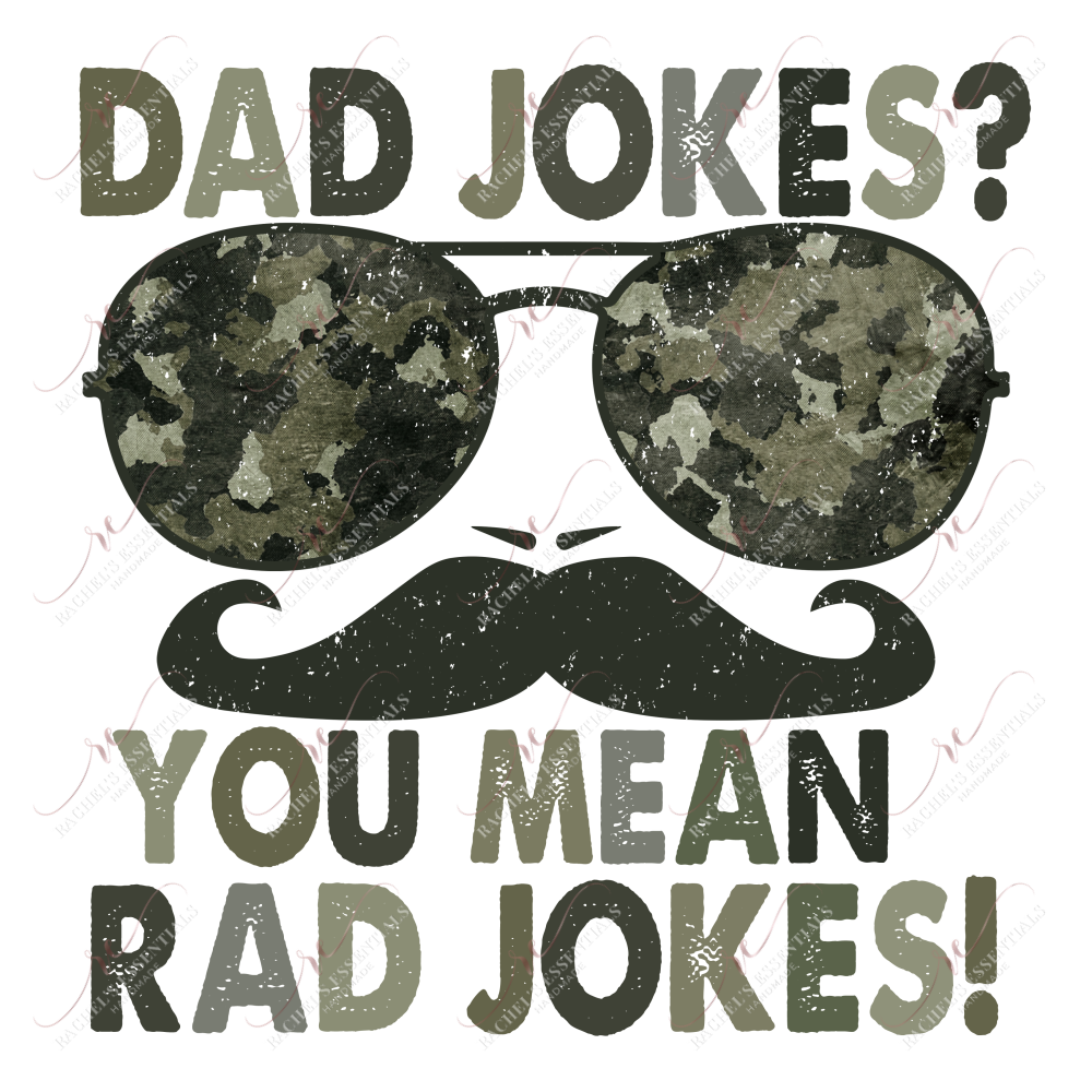 Dad Jokes You Mean Rad - Htv Transfer
