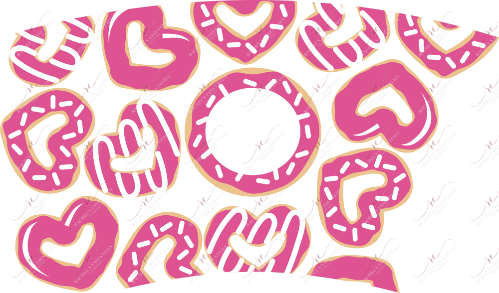 Donut Hearts - Cold Cup Wrap Cold