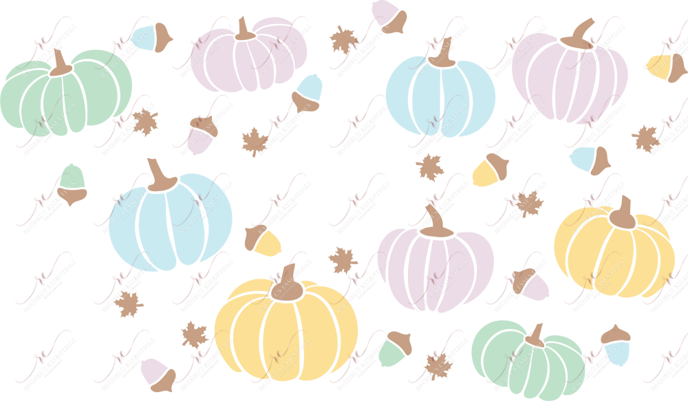 Fall Pumpkins - Cold Cup Wrap Cold