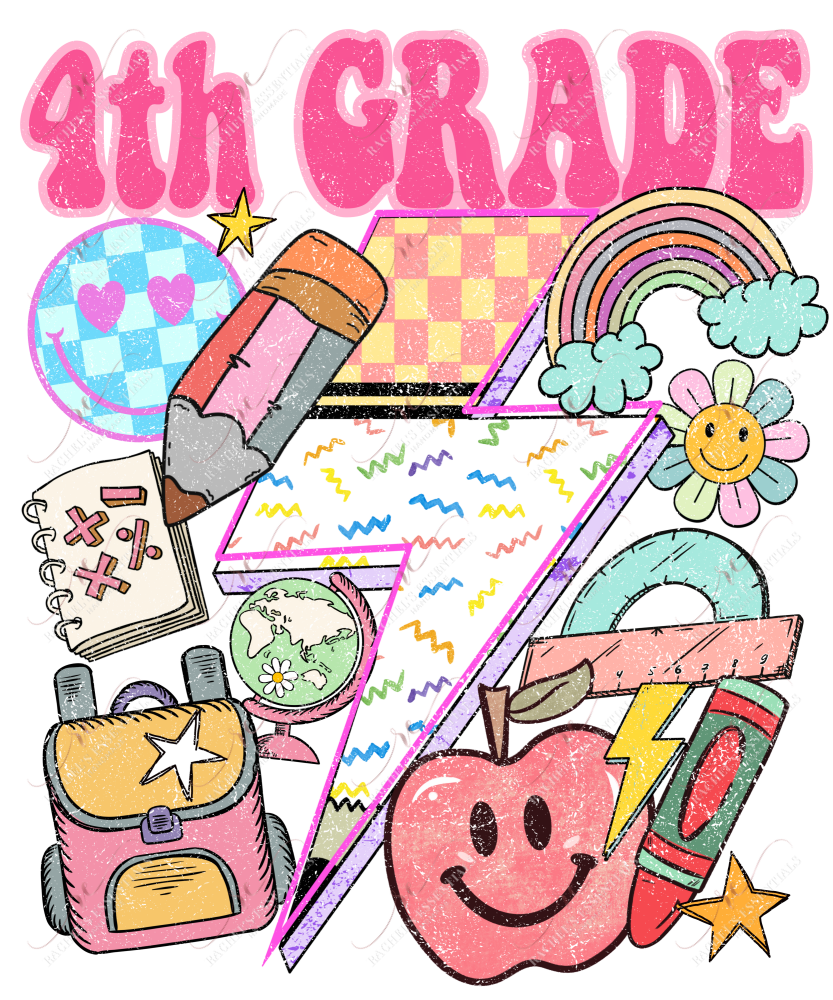 First Day Of School - Ready To Press Sublimation Transfer Print Sublimation