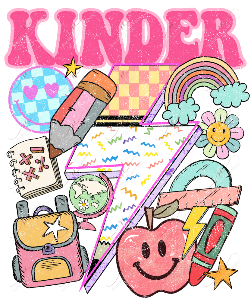 First Day Of School - Ready To Press Sublimation Transfer Print Sublimation