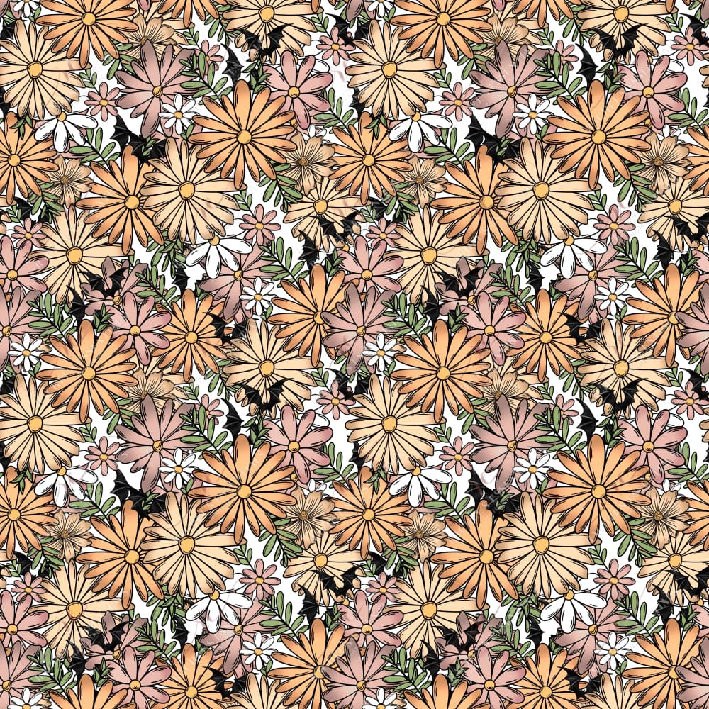 Floral - Ready To Press Sublimation Transfer Print Seamless 10/23 Sublimation