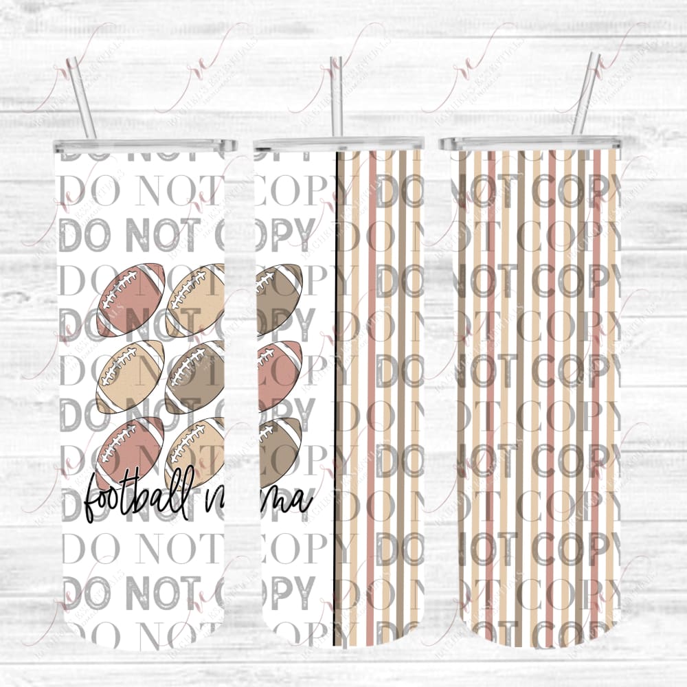 Football Mama - Vinyl Wrap Vinyl