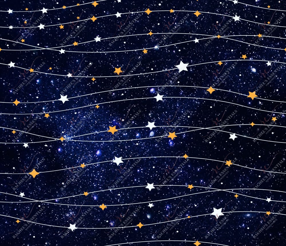 Galaxy And Stars - Ready To Press Sublimation Transfer Print Sublimation