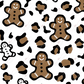 Gingerbread Leopard - 16Oz Vinyl Libbey Wrap 11/23