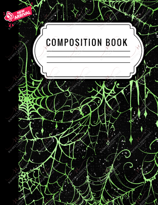 Green webs - Composition notebook vinyl